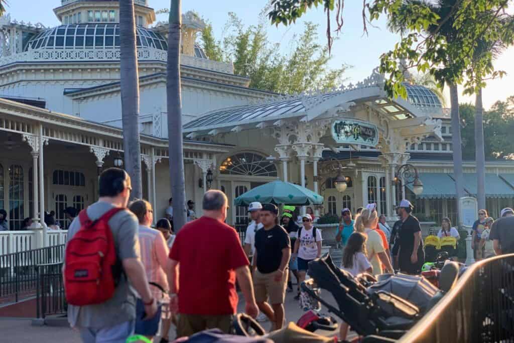 The entrance to the Crystal Palace