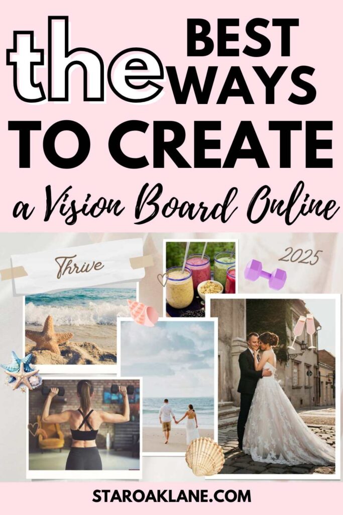 Have lots of fun visualizing your dreams and goals through creating a vision board online that speaks to you. Then see it daily, FEEL how it will feel once you have reached your dreams, and take daily ACTION towards them!
