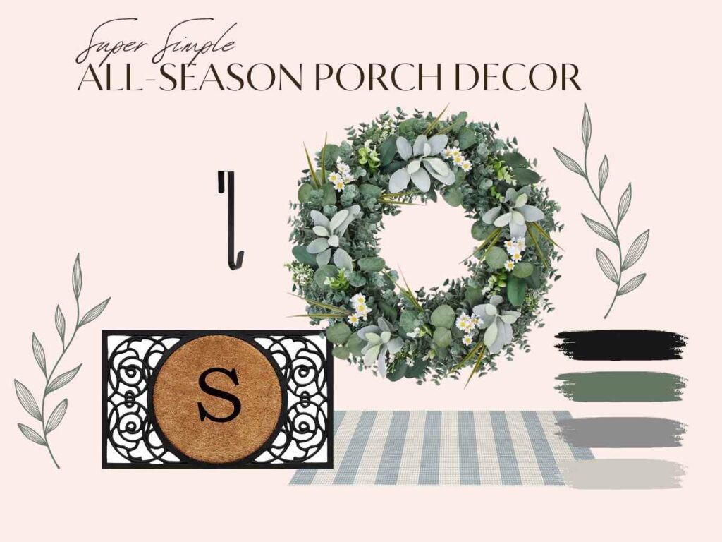 Group picture of porch decor all at a great price from Amazon