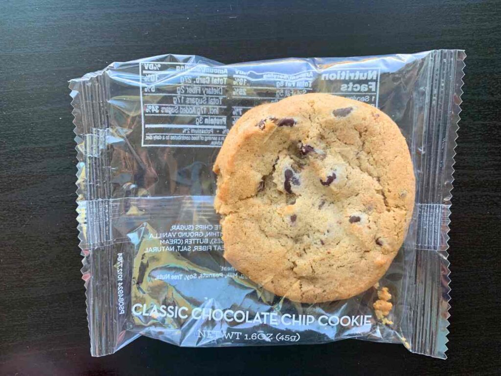 Free classic chocolate chip cookie found at Mickey's party