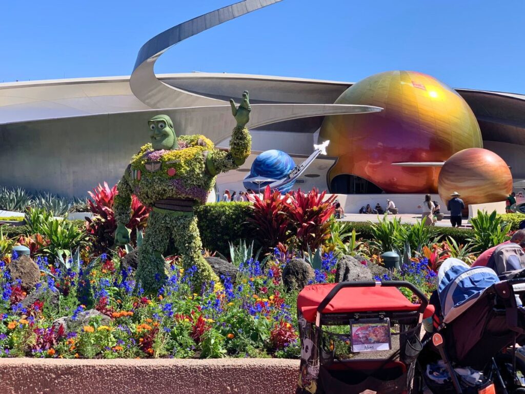 Buzz Lightyear topiary at EPCOT's Flower and Garden Festival