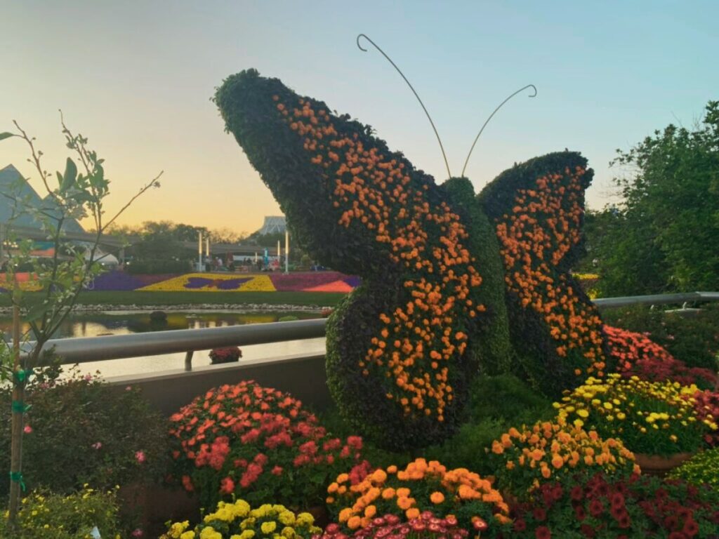 Butterfly topiary presented by Scentsy at Flower and Garden Festival